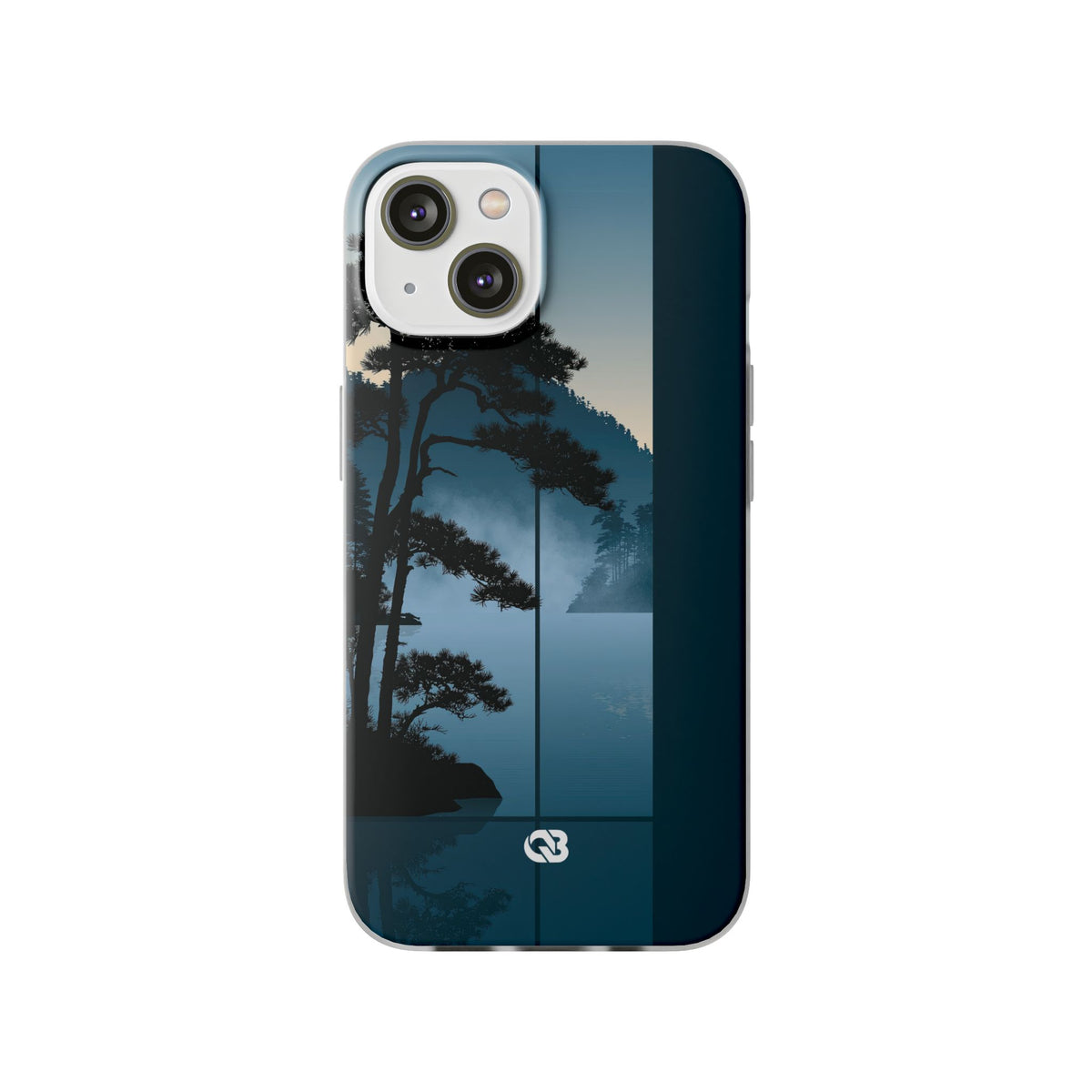 Misty Pine Horizon · Lite Phone Case for iPhone ·  Teal