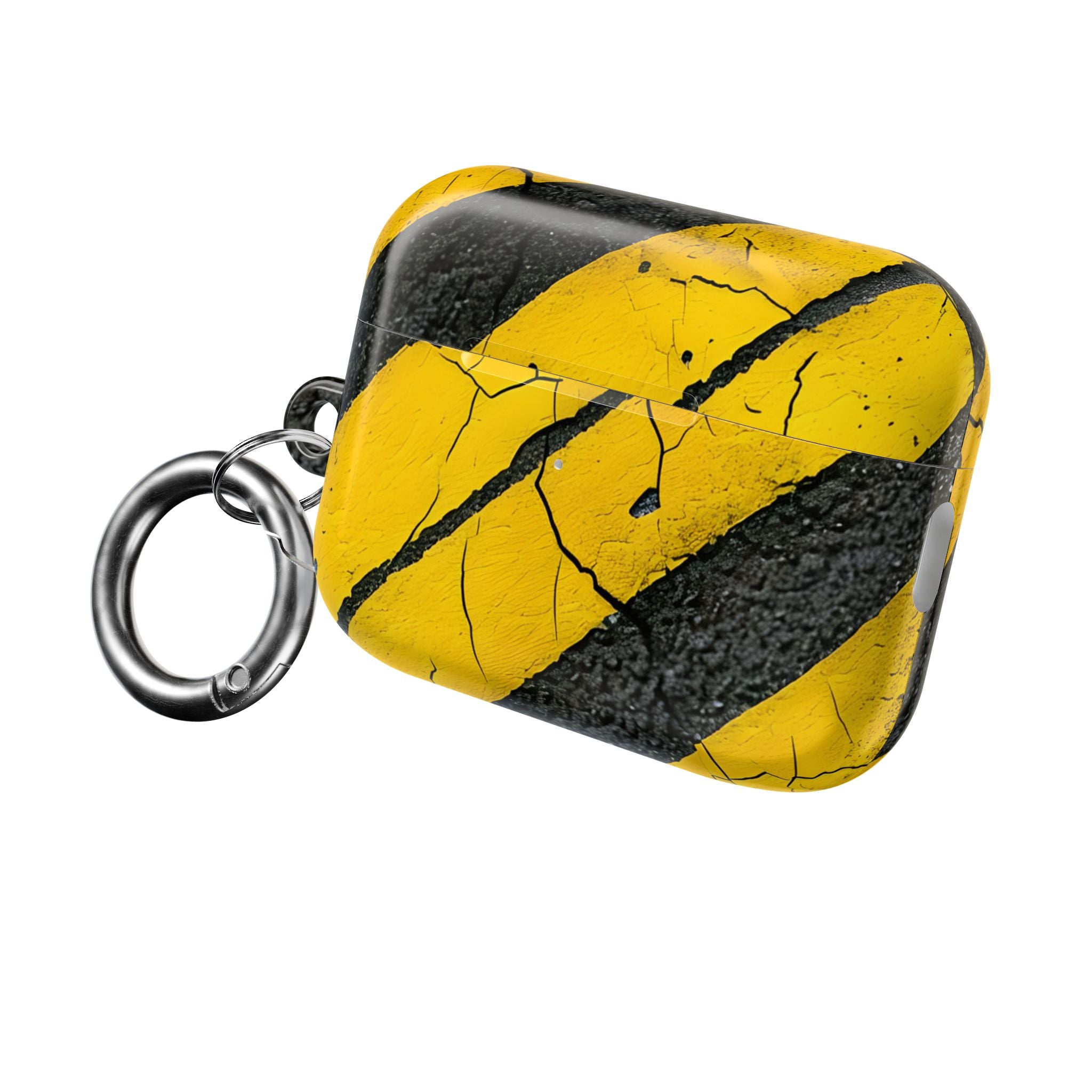 Yellow Stripes Distress - AirPods Case
