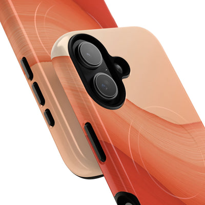 Terracotta Flow · Tough 2.0 Magnetic Phone Case for iPhone · Orange