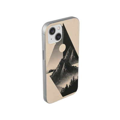 Beige Lite Phone Case for iPhone - Obsidian Summit Parchment