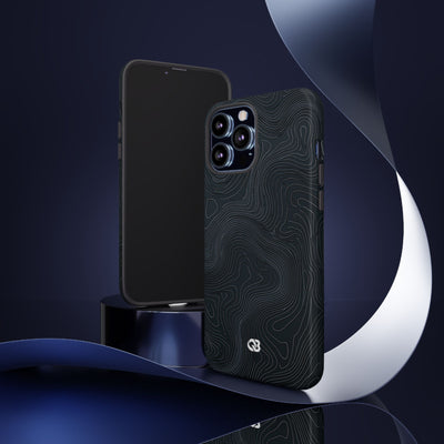 Obsidian Elevation · Tough Phone Case for iPhone · Black
