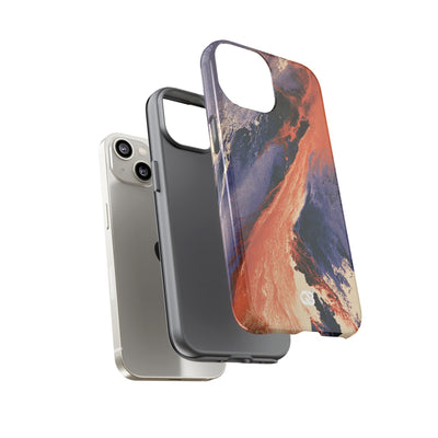 Solar Aura Drift · Tough Phone Case for iPhone · Orange