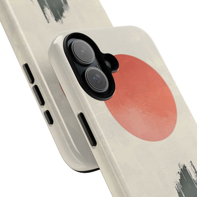 Crimson Sun Strokes · Coque de téléphone Tough pour iPhone