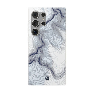 Nordic Ridge Contour · Lite Phone Case for Samsung · White