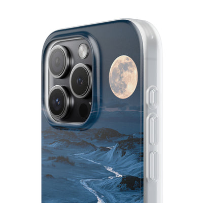 Arctic Moon Drift · Lite Phone Case for iPhone ·  Blue