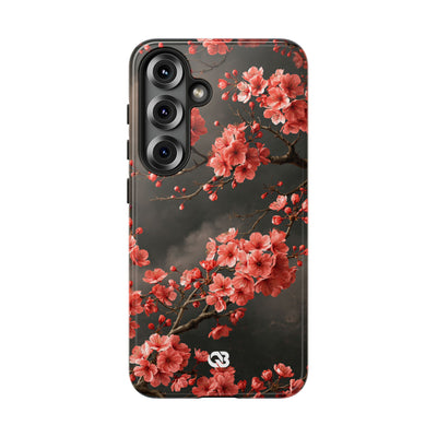 Dark Sakura Nocturne · Tough Phone Case for Samsung · Black
