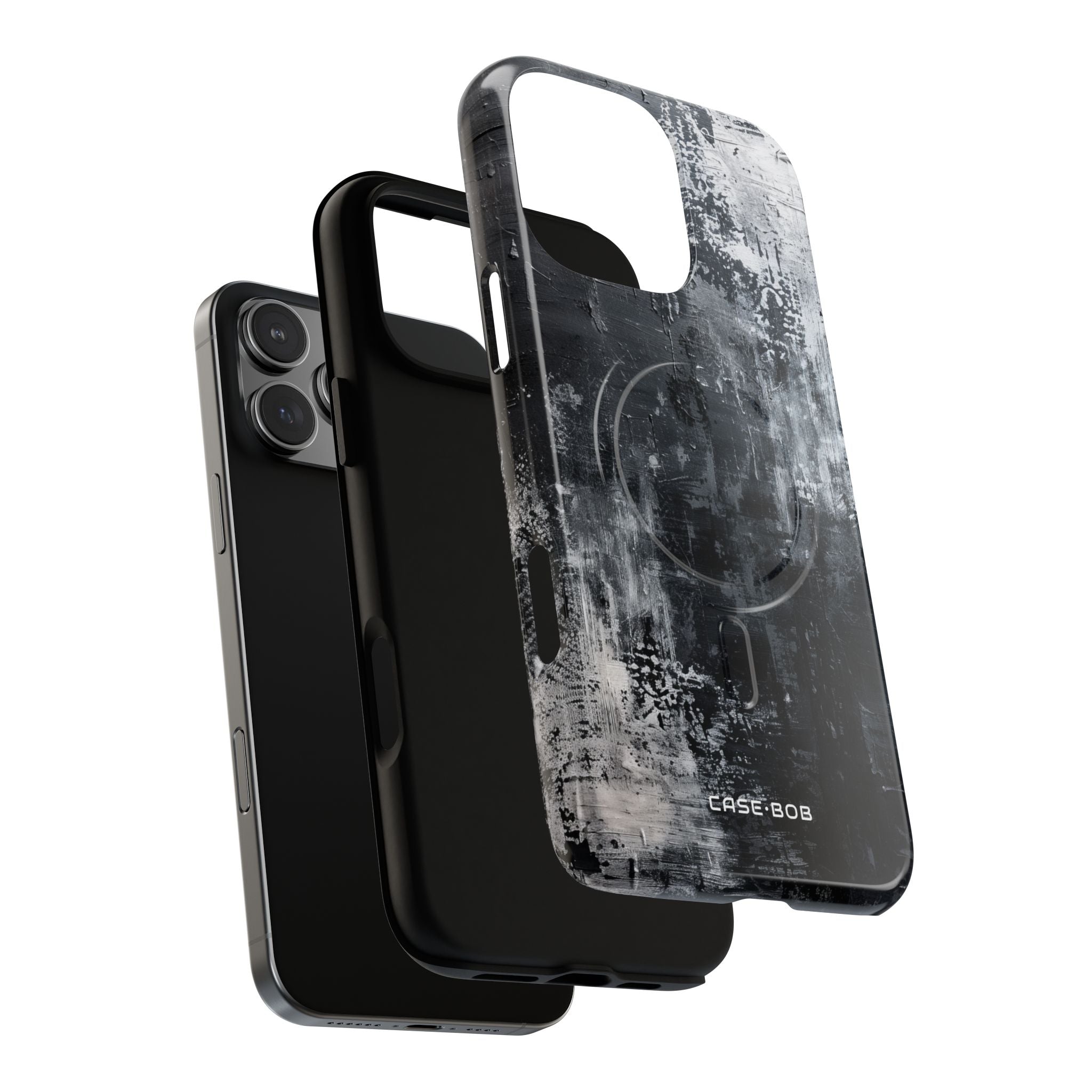 Textured Blackscape iPhone 16 Pro Max Case - Tough+