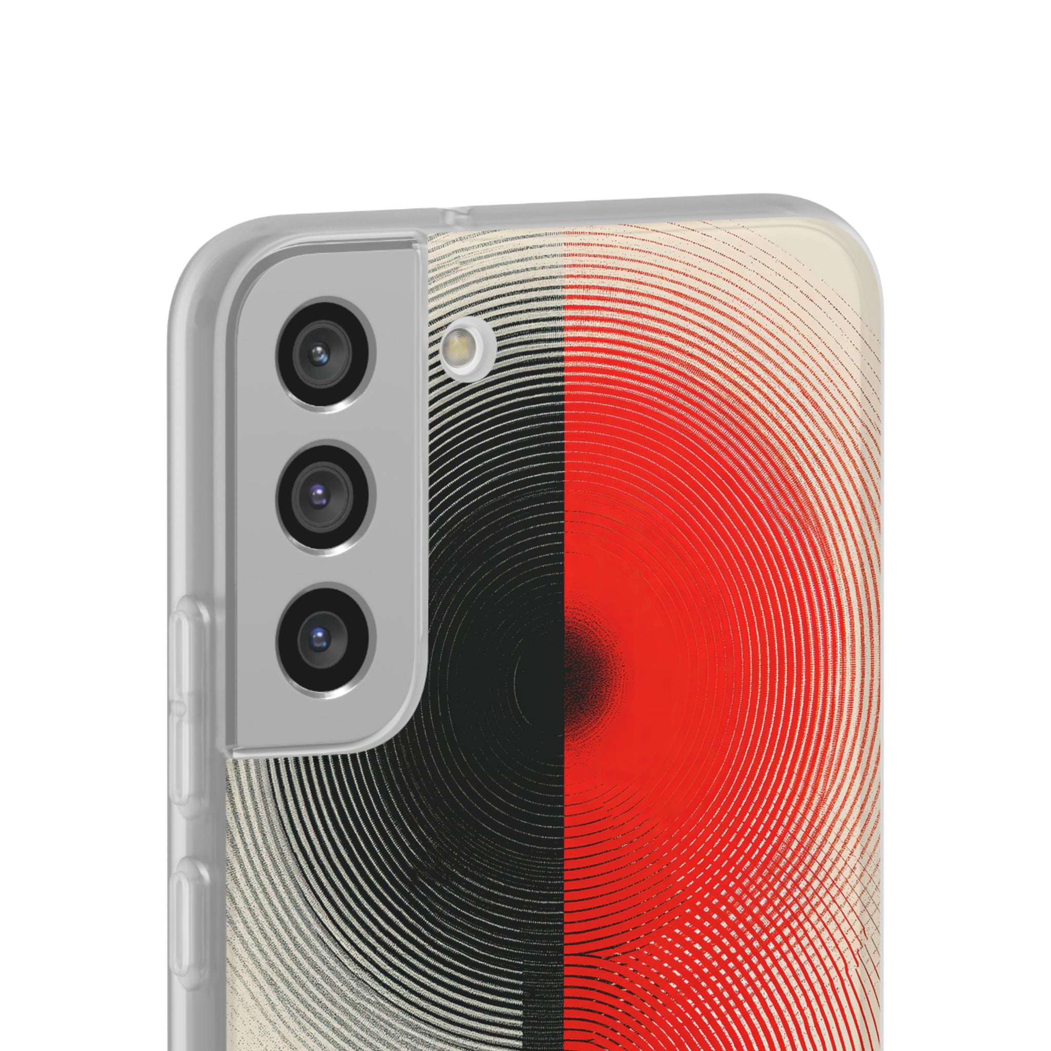 Red Lite Phone Case for Samsung - Split Signal Red