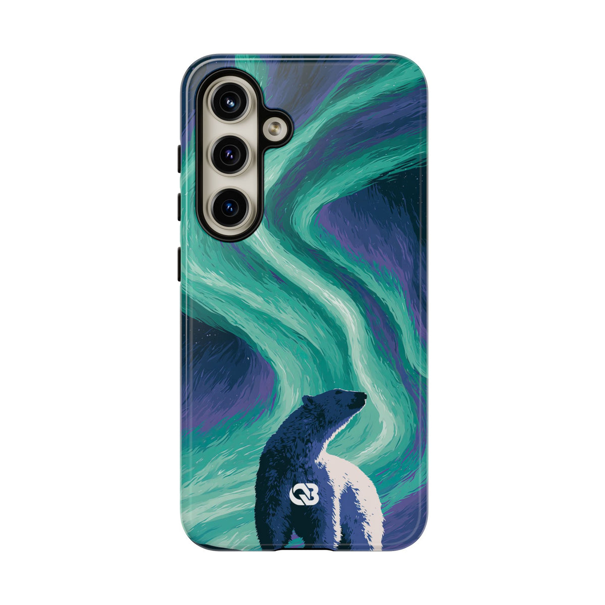 Arctic Aurora Bear · Tough Phone Case for Samsung · Teal