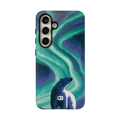 Arctic Aurora Bear · Tough Phone Case for Samsung · Teal