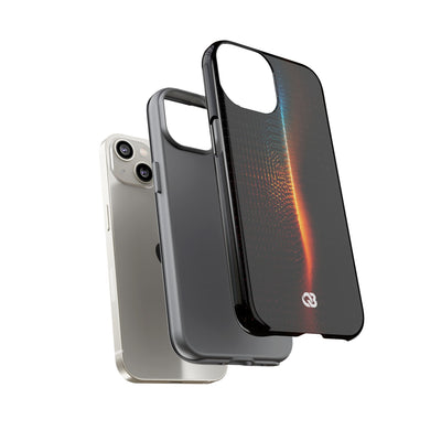 Luminous Refraction Grid · Tough Phone Case for iPhone · Black