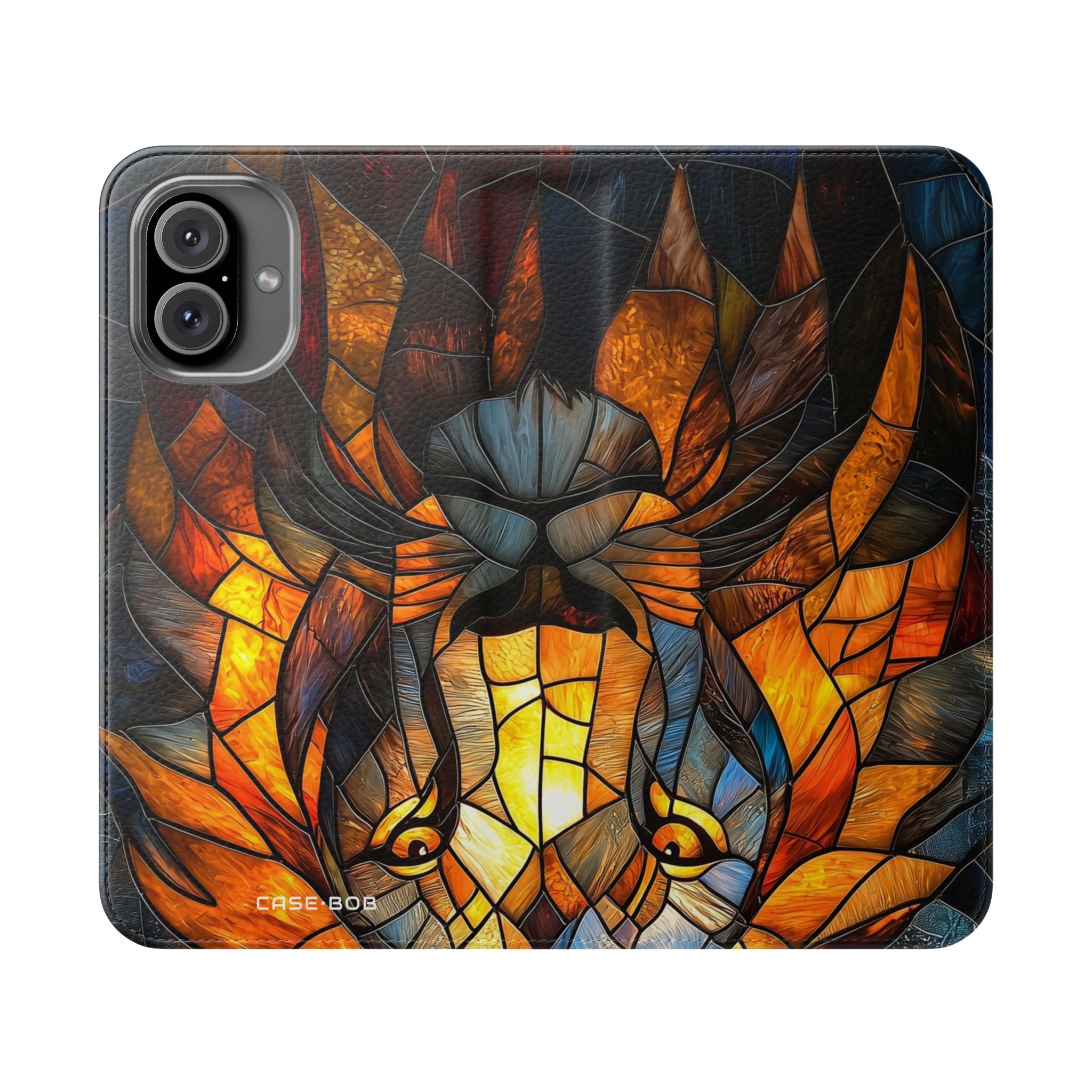 Flame Lion - iPhone 16 Plus Case - Wallet