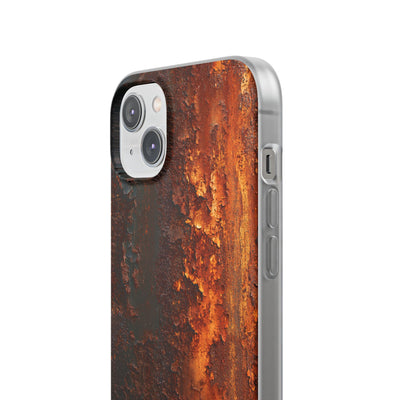 Orange Lite Phone Case for iPhone - Oxidized Iron Crust