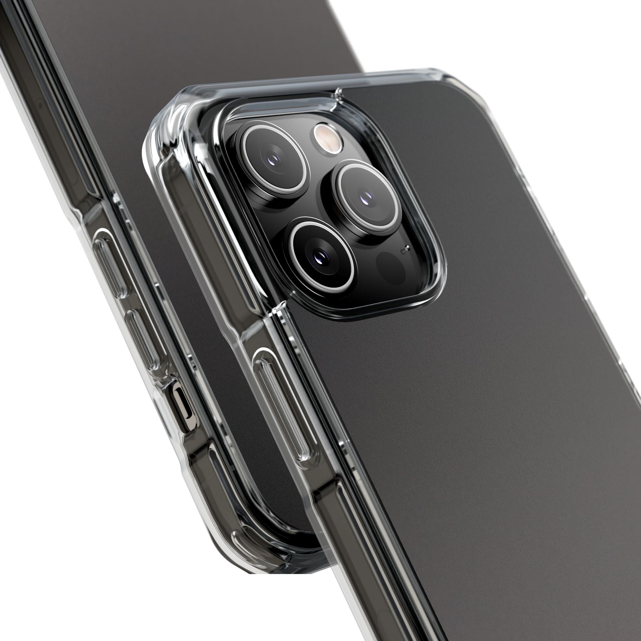 Grey Impact MagSafe Phone Case for iPhone - Obsidian Ash Fade