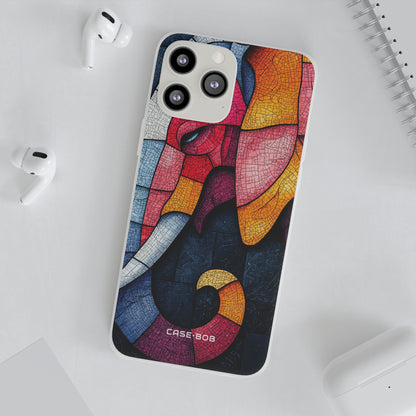 Elefanten-Mosaik iPhone 13 Pro Max - Soft