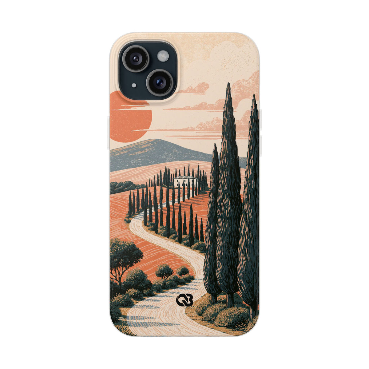 Tuscan Cypress Horizon · Lite Phone Case for iPhone ·  Orange