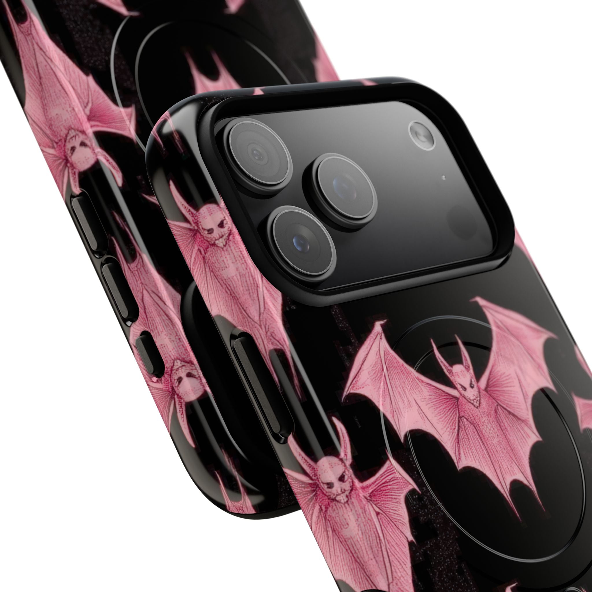Pink Batwave iPhone 17 Pro Max Case - Tough+ - CASE•BOB