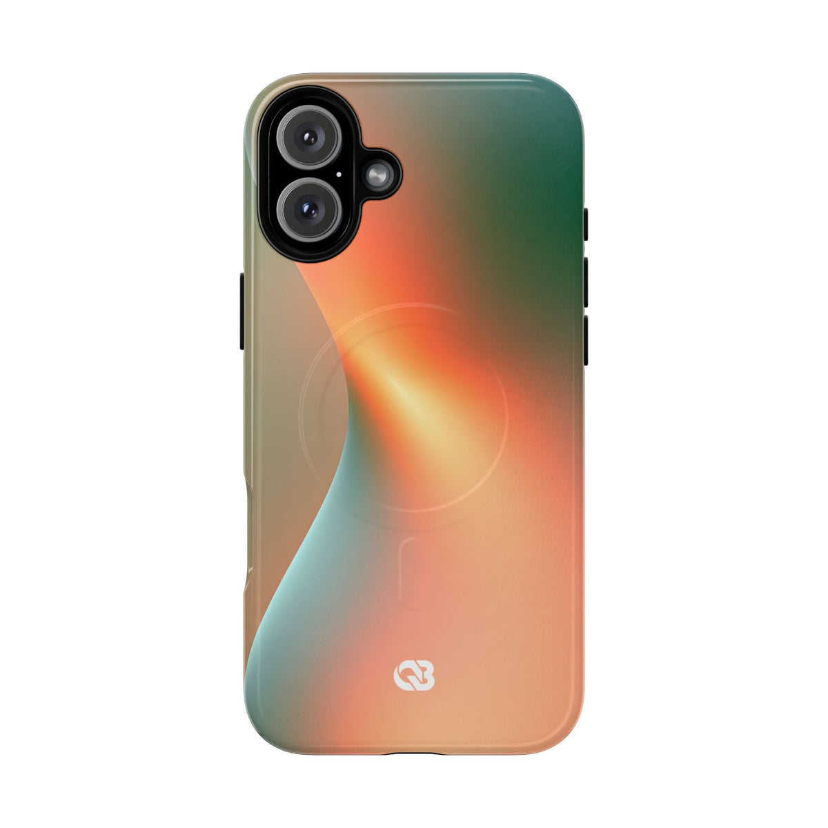 Radiant Contour · Tough 2.0 Magnetic Phone Case for iPhone · Orange
