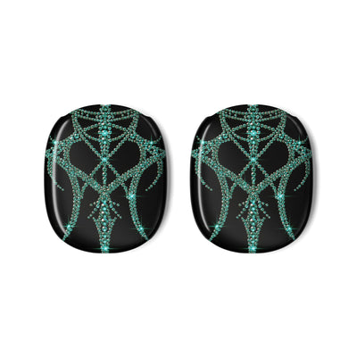 Teal Cyber Sigil · Hard Case for AirPods Max · Teal