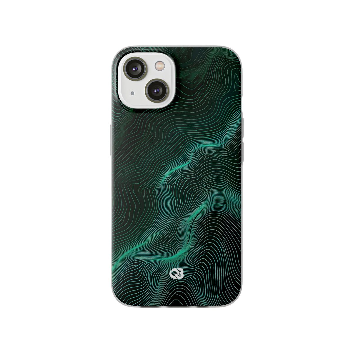 Emerald Topo Ridge · Lite Phone Case for iPhone ·  Green