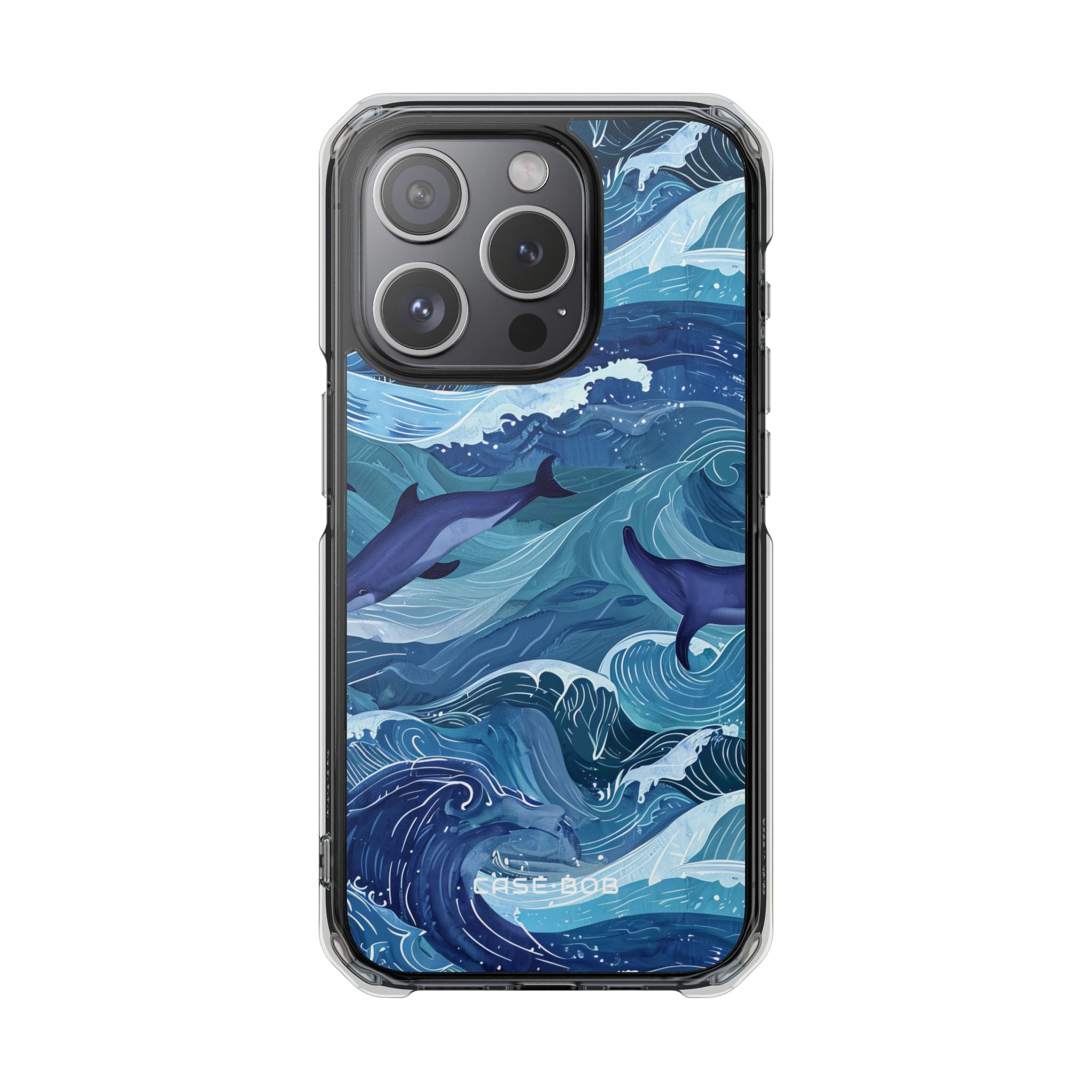 Dolphin Waves iPhone 15 Pro Case - Impact