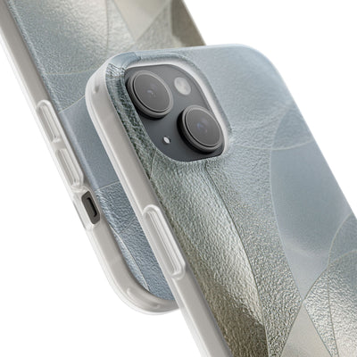 Silver Lite Phone Case for iPhone - Frosted Silver Mosaic