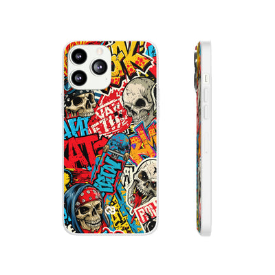 Skate Skull Riot · Lite Phone Case for iPhone ·  Red