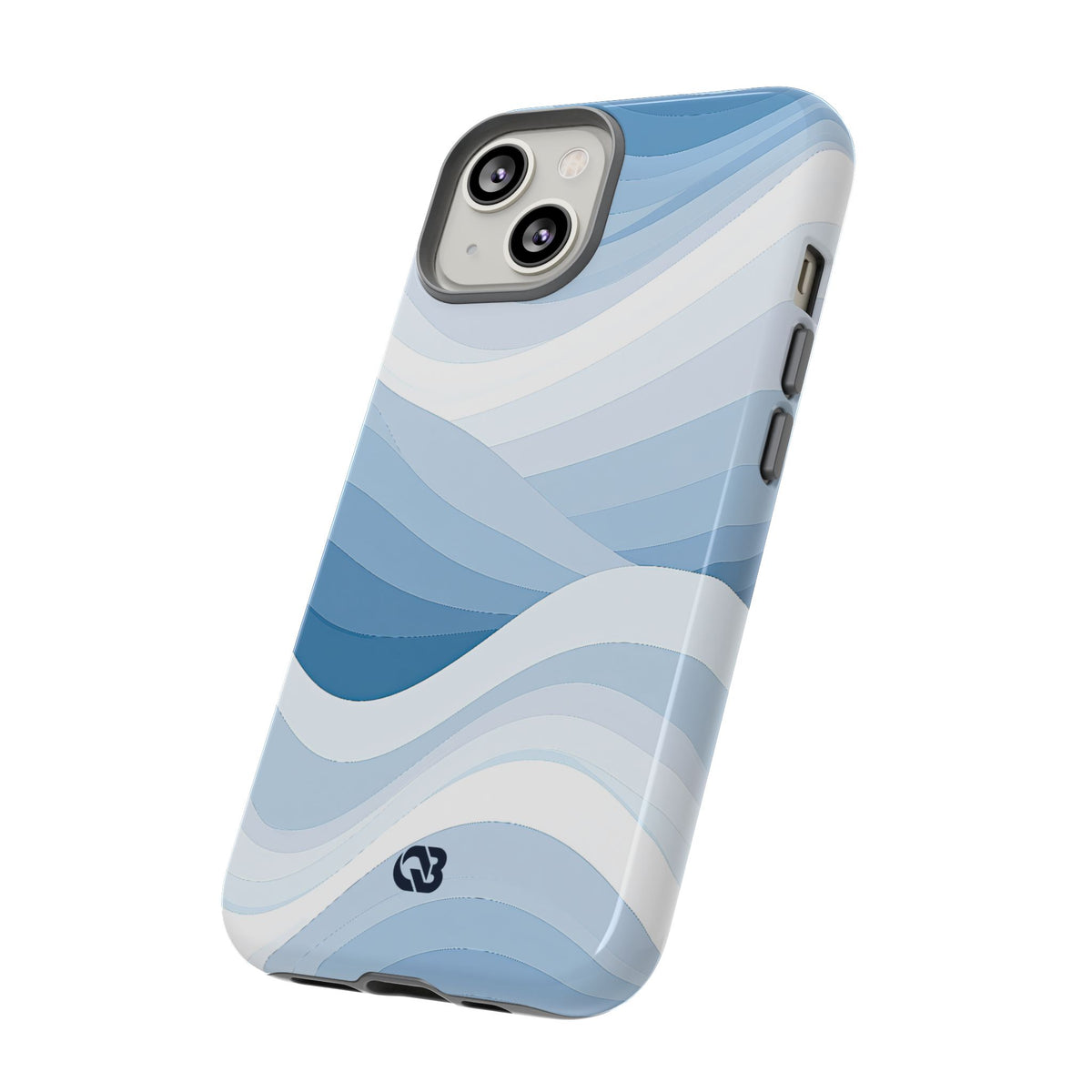 Glacial Contour · Tough Phone Case for iPhone · Blue