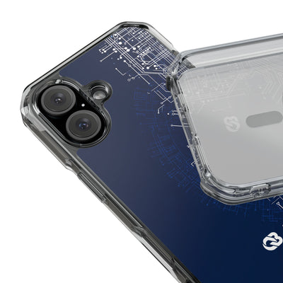 Blue Impact MagSafe Phone Case for iPhone - Cobalt Circuit Logic