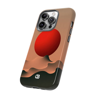Crimson Sol Ridge · Tough Phone Case for iPhone · Red