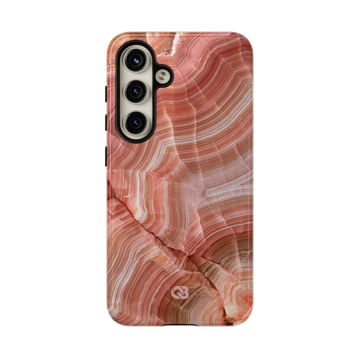 Blushing Rose Strata · Tough Phone Case for Samsung · Pink