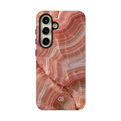 Blushing Rose Strata · Tough Phone Case for Samsung · Pink