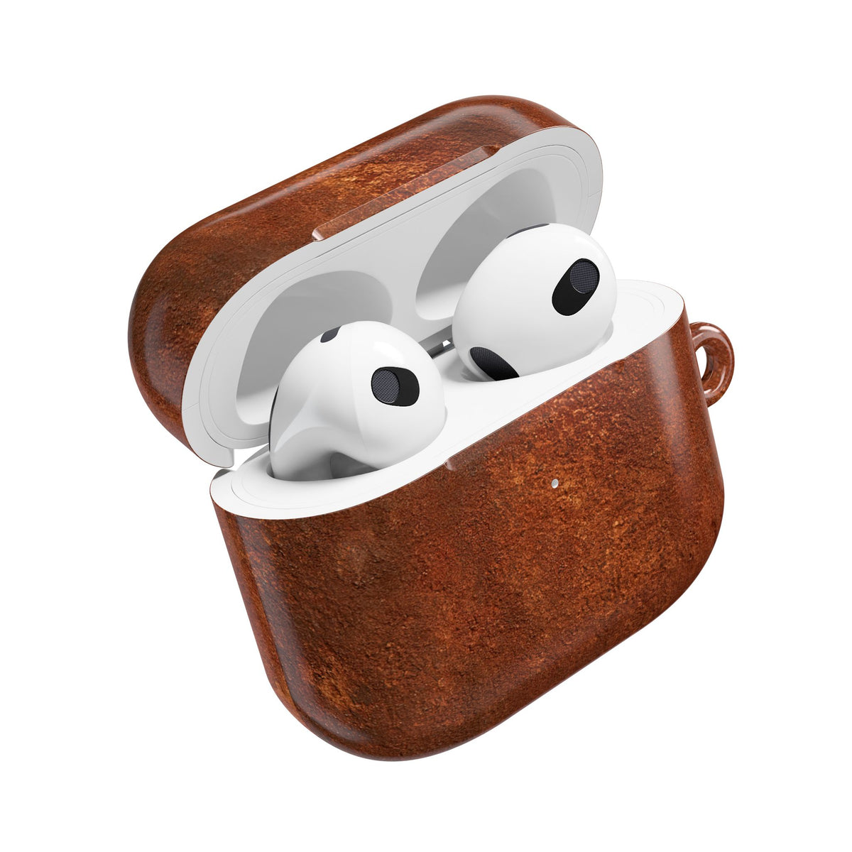 Oxidized Corten · Hard Case for AirPods & AirPods Pro · Brown