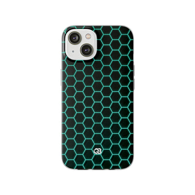 Neon Hex Spectrum · Lite Phone Case for iPhone ·  Teal