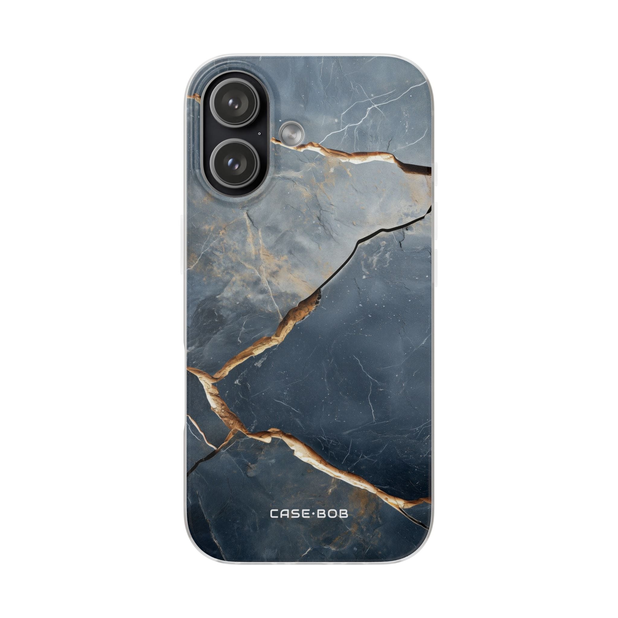 Jagged Vein Navy iPhone 17 Case - Soft - CASE•BOB