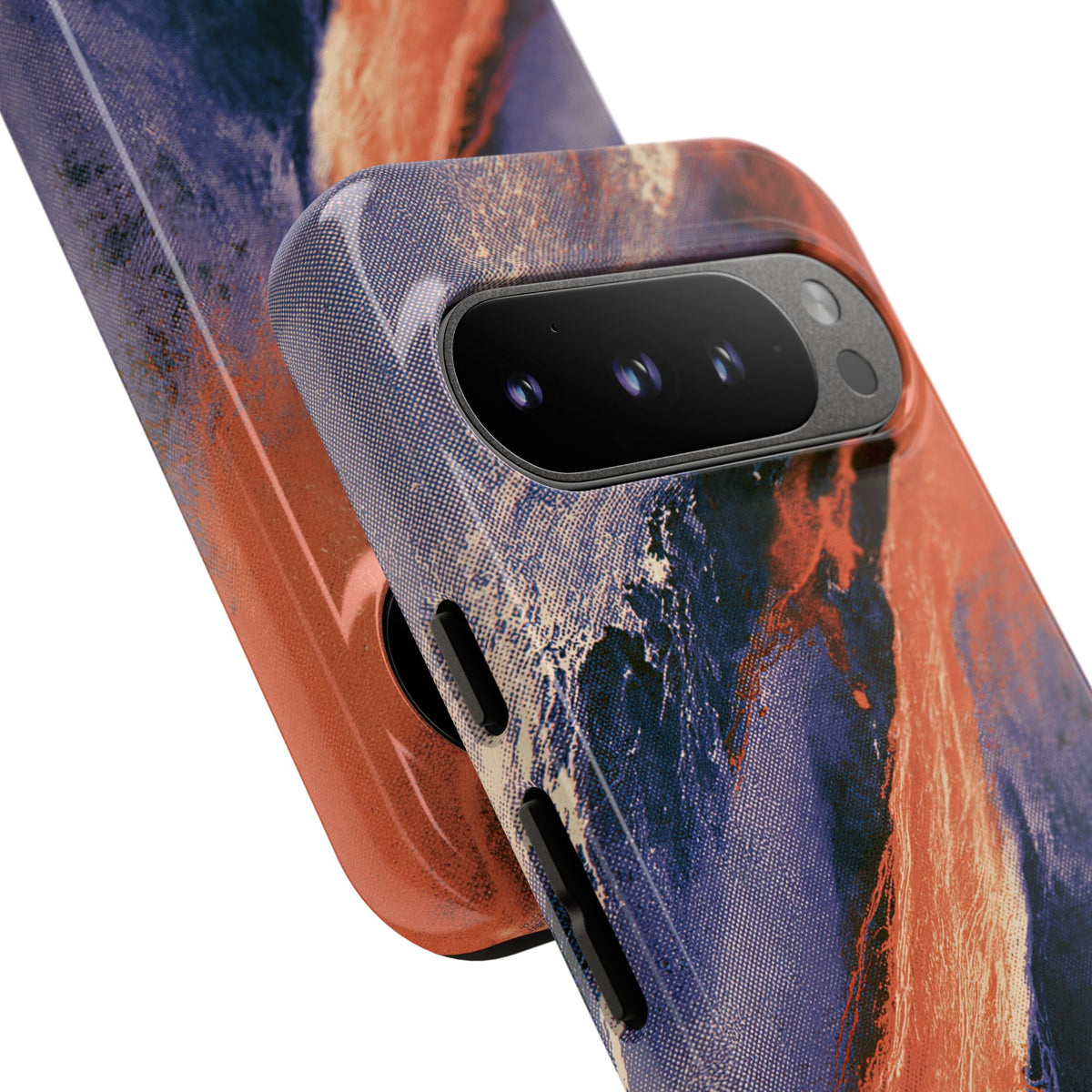 Solar Aura Drift · Tough Phone Case for Pixel ·  Orange