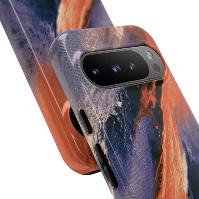 Solar Aura Drift · Tough Phone Case for Pixel ·  Orange