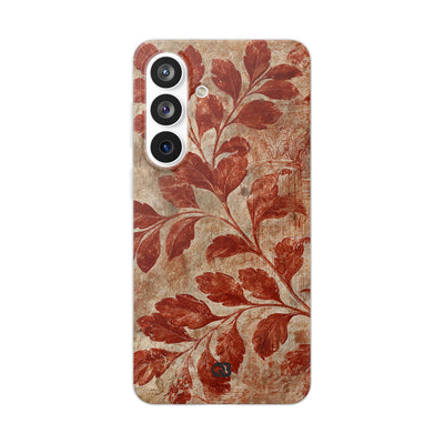 Terracotta Botanical Fresco · Lite Phone Case for Samsung · Red