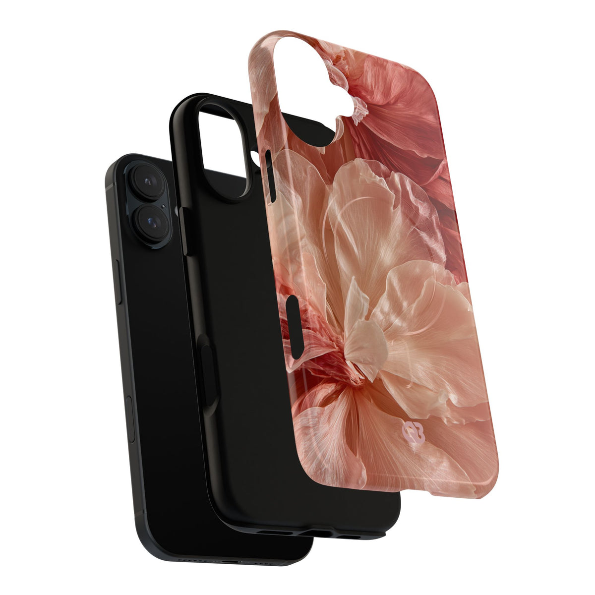 Blush Silk Bloom · Tough 2.0 Magnetic Phone Case for iPhone · Pink