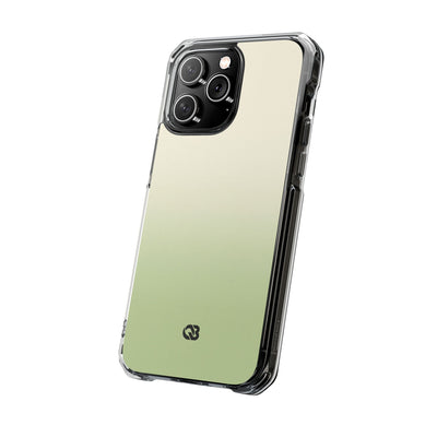 Green Impact MagSafe Phone Case for iPhone - Bone Sage Fade