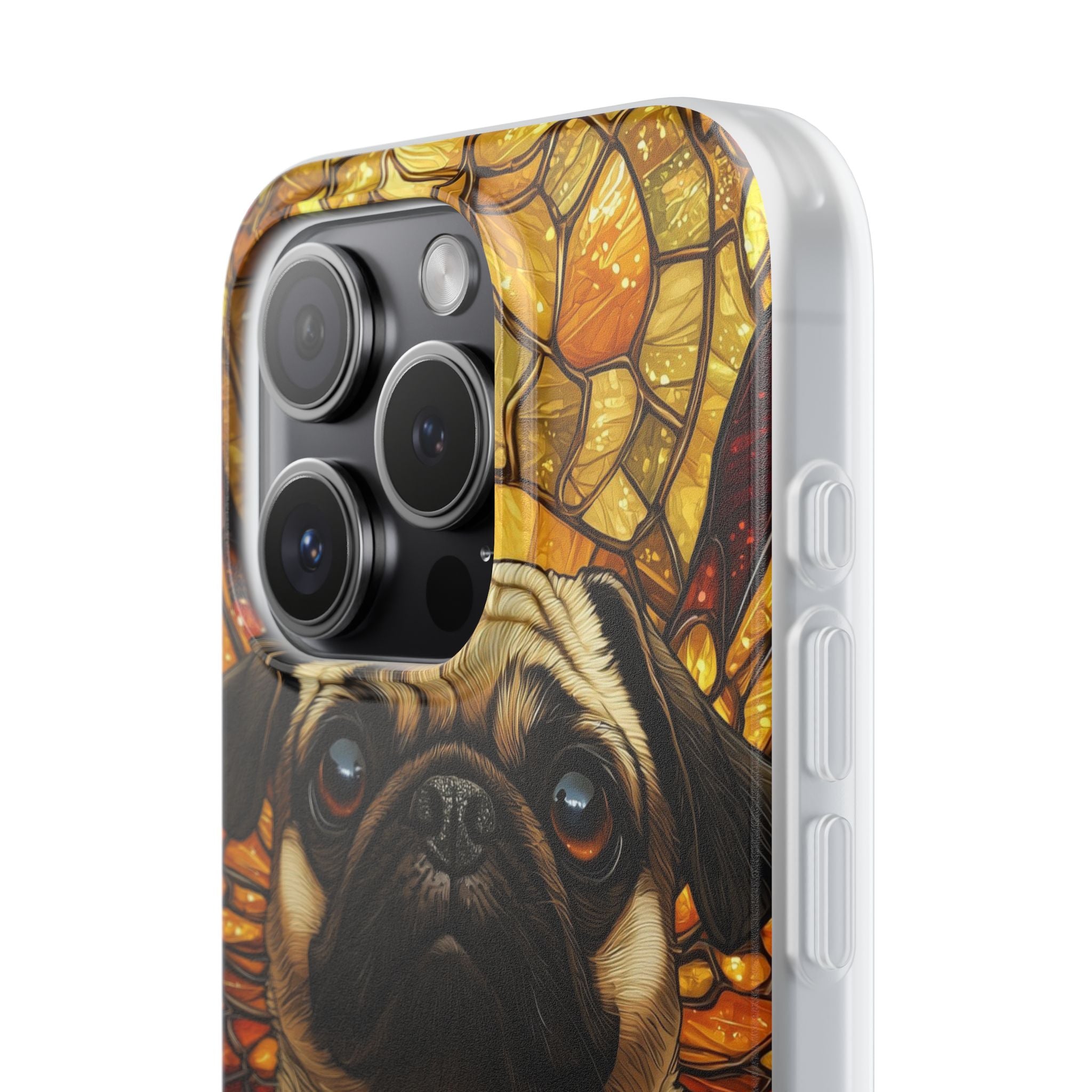 Amber Pug Divinity · Soft Case for iPhone