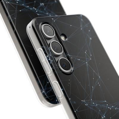 Black Lite Phone Case for Samsung - Arctic Neural Mesh