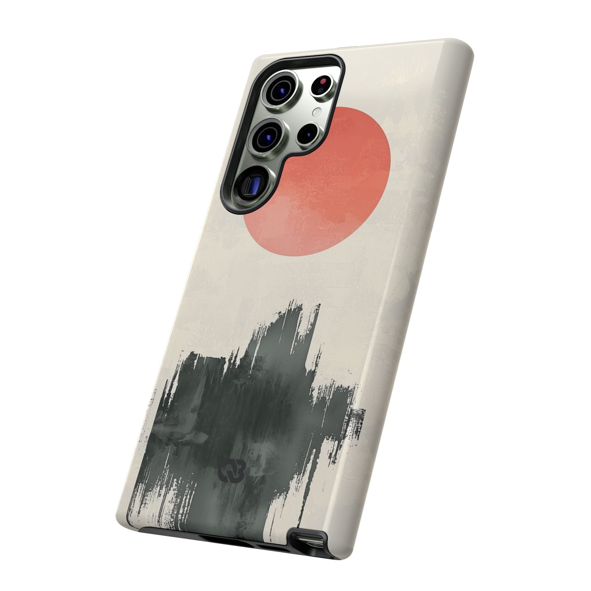 Karmesiner Sonnenstreich · Tough Handyhülle für Samsung