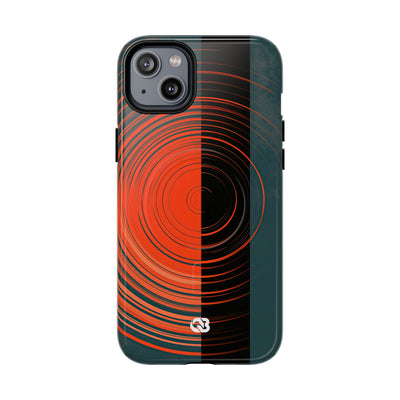 Teal Tough 2.0 Magsafe Phone Case for iPhone - Burnt Slate Radial