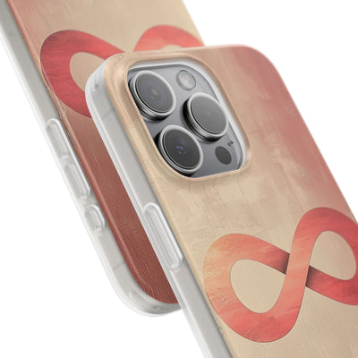 Terracotta Infinity Stroke · Soft Handyhülle für iPhone