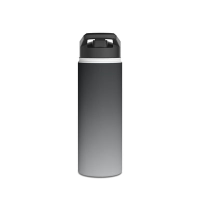 Noir Ombre Fade · Insulated Water Bottle · Black