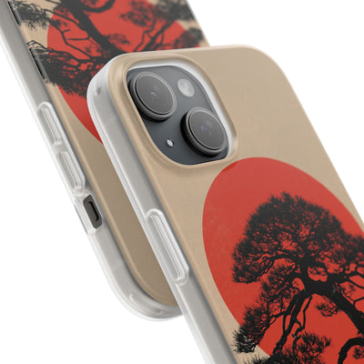 Crimson Pine Solitude · Lite Phone Case for iPhone ·  Beige