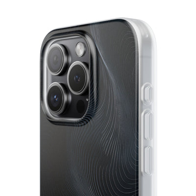 Black Lite Phone Case for iPhone - Obsidian Ridge Flux