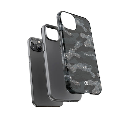 Glitter Shadow Camo · Tough Phone Case for iPhone · Black