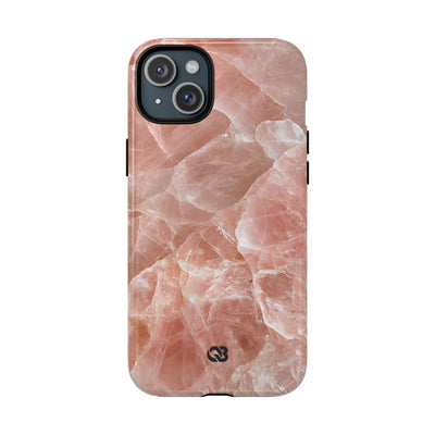 Rose Quartz Facet · Tough 2.0 Magnetic Phone Case for iPhone · Pink